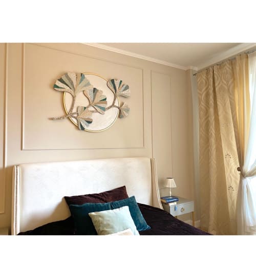 Ginkgo branch wall decoration | Wall Sculpture in Wall Hangings by Julia Gorbunova