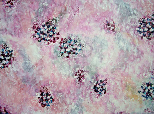 Dance of roses | Oil And Acrylic Painting in Paintings by Elena Parau