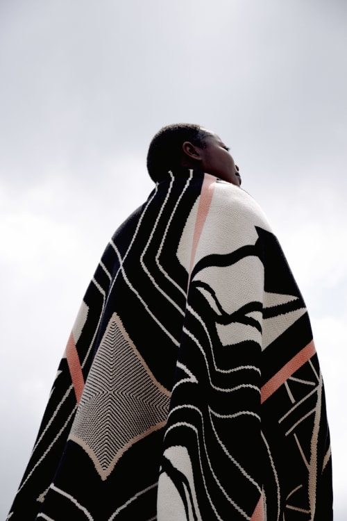 African blanket: Custom designed for Kruger Shalati Lodge | Linens & Bedding by SOMETHING GOOD STUDIO