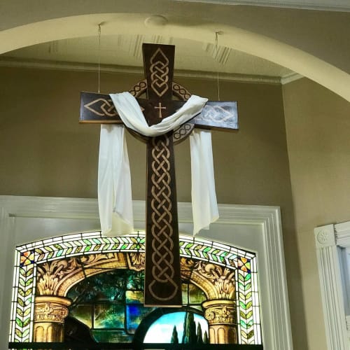 Holy Cross | Furniture by Wayne Delyea | First Presbyterian Church in Granbury