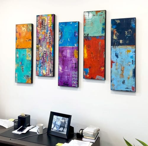 Paintings created for Investment Advisors office | Paintings by ERIN ASHLEY