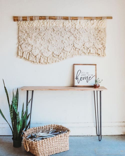 Handmade Weaving | Macrame Wall Hanging by Hello Hydrangea by Lindsey Campbell