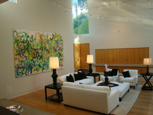 Cornfields | Paintings by Amadea Bailey | Private Residence, Brentwood, Los Angeles, CA in Los Angeles