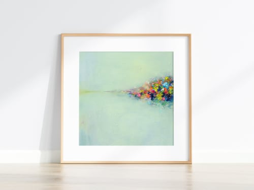 Giclee print- Abstract Landscape 03 | Paintings by YANGYANG PAN