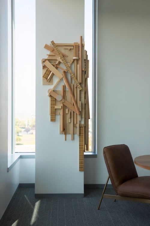 "Untitled" | Wall Sculpture in Wall Hangings by ANTLRE - Hannah Sitzer | Google RWC SEA6 in Redwood City
