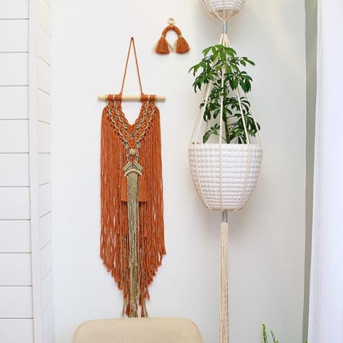 macrame wall hanging planter patterns