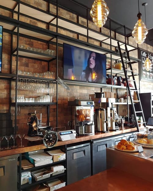 Press and Plow coffee shop and bar | Interior Design by Legion Metals | Press & Plow in Norman