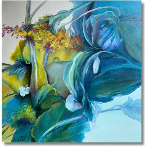 Tropical | Oil And Acrylic Painting in Paintings by Christiane Papé
