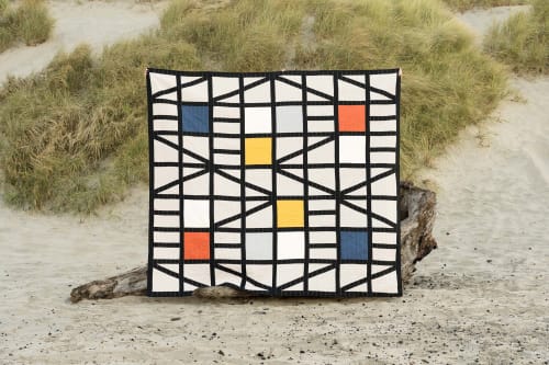 Norrebro Quilt | Linens & Bedding by Vacilando Studios | Private Residence, Neskowin in Neskowin