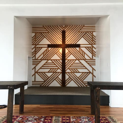 Altar Wood Wall Hanging by Amanda Whitworth seen at Light Church