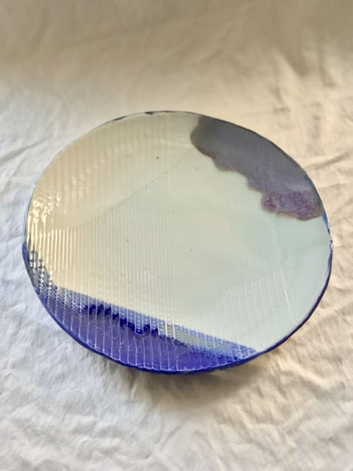 Porcelain Pattern Platter - Azul | Decorative Objects by LiLi Jackson Studio | Brooklyn in Brooklyn