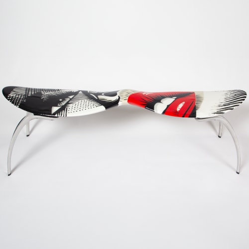 "Not Now, Madam!" | Bench in Benches & Ottomans by Colin Tiyani Design