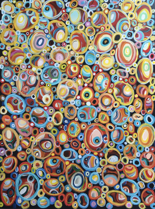 Medium Circles | Paintings by KARDIMAGO