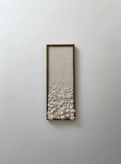 Woven wall art frame (Foam 001) | Tapestry in Wall Hangings by Elle Collins
