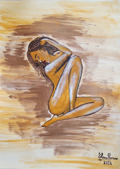 Colores de Sensualidad 17 (2023) | Oil And Acrylic Painting in Paintings by Elena Parau