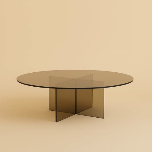 Smoked Glass Coffee Table - ARKI by Lebanto | Tables by Lebanto