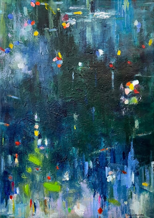 Through the waters I | Oil And Acrylic Painting in Paintings by Art by Geesien Postema