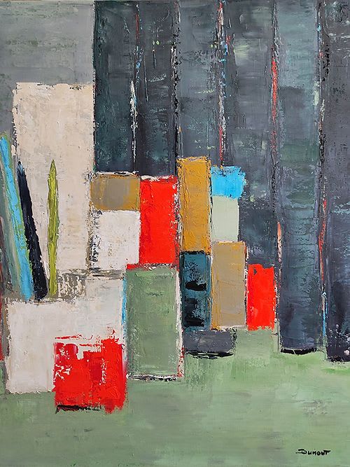 Studio d'artiste / Artist's studio | Oil And Acrylic Painting in Paintings by Sophie DUMONT.