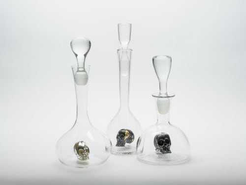 Skull in a Decanter | Vessels & Containers by Esque Studio