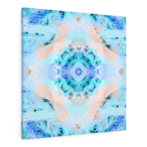 PeachBlue_Divine_1697G | Prints in Paintings by Petra Trimmel