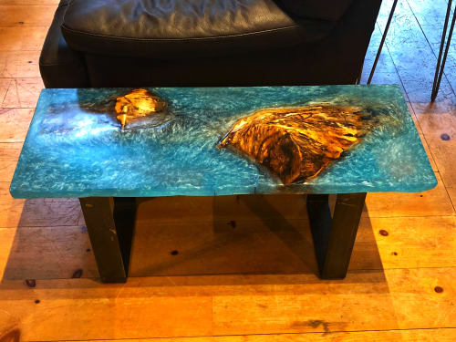 Spalted Maple - River Table | Tables by Timber By Tucker Rustic Design