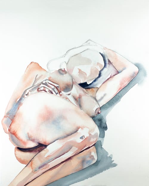 Jess No. 14 : Original Watercolor Painting | Paintings by Elizabeth Becker