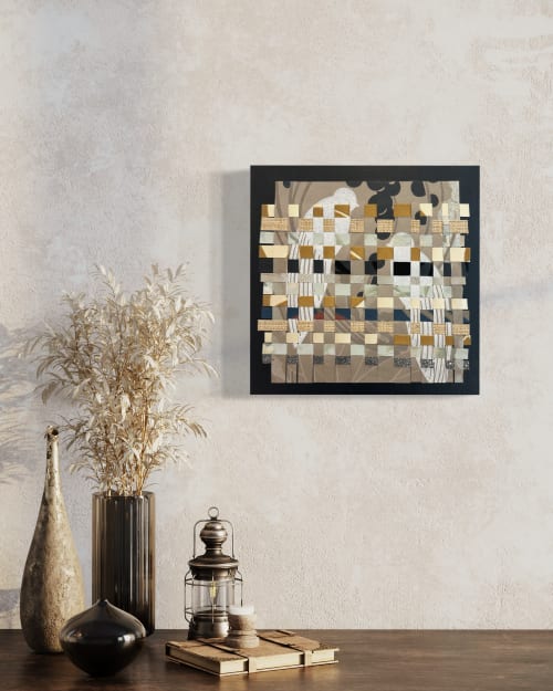 Little Woven Piece 6 | Mixed Media by Shiri Phillips Designs