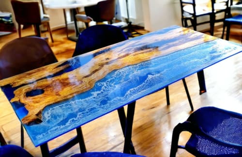 Epoxy Dining Table, Epoxy Resin Table, Epoxy Wood Table | Tables by Innovative Home Decors
