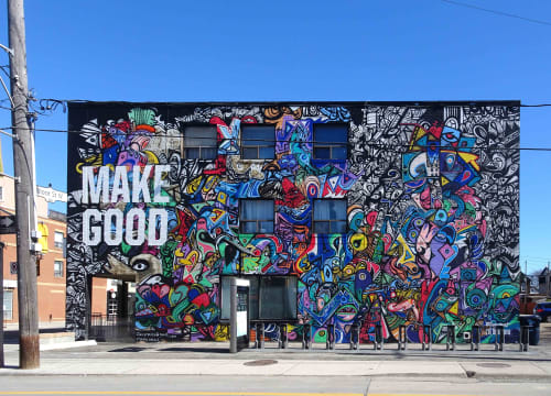 Make Good Mural At Bloor & Shaw | Murals by Jimmy Chiale