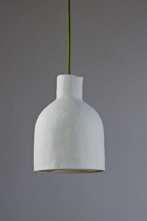 Porcelain Pendant Small with closed or opened bottom | Pendants by Bergontwerp