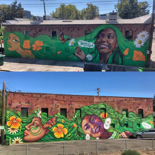 Wide Open Walls x Few & Far Women 2019 | Street Murals by Ursula Xanthe Young