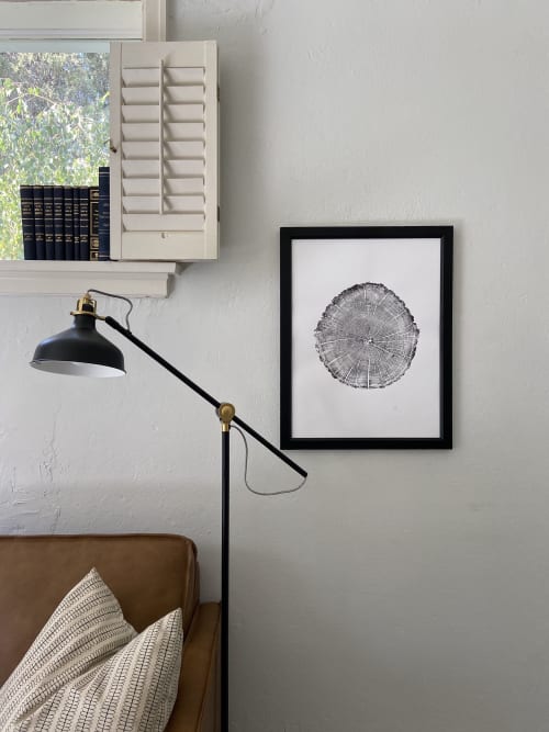 Maine Tree Ring Print, York Maine | Prints by Erik Linton