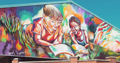 Hope Grows | Murals by Brook Ramsey's Art | Smart Pope Livingston Elementary in Jacksonville