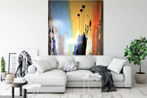 Laguna Beach Canyon 34 | Oil And Acrylic Painting in Paintings by Dutch Montana Art | Hugo Rivera Gallery in Laguna Beach