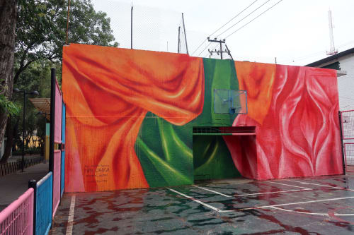 Petit Théâtre féminin | Street Murals by Annie Hamel | Artes Graficas Garden in Ciudad de México