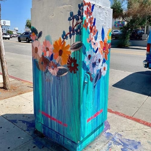 Utility Box Art | Murals by Colleen Sandland Art | Barnsdall Art Park in Los Angeles