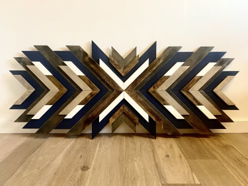 Geometric Wood Wall Art | Wall Hangings by Crate No. 8 Co.