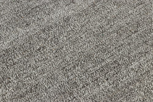 Vintage Turkish Kilim, Solid Monochrome in Gray, White | Rugs by Rug and Kilim