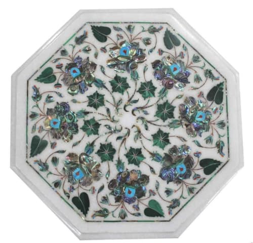 white marble table, coffee table, end table, tabletop | Tables by Innovative Home Decors