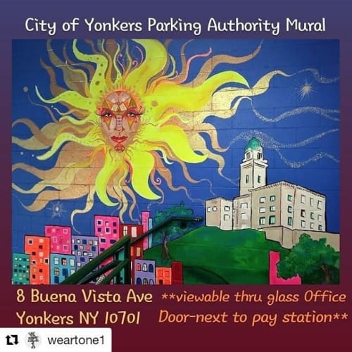 Yonkers Parking Authority | Murals by Nancy Mendez