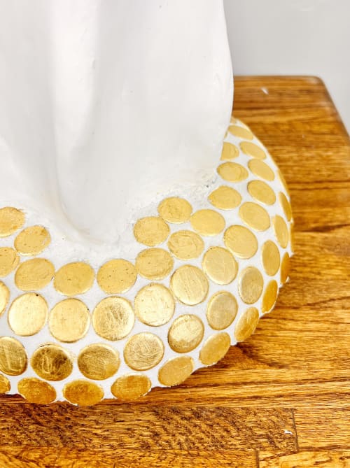 White Cacti Sculpture Lamp | Table Lamp in Lamps by Syds Fab Shop