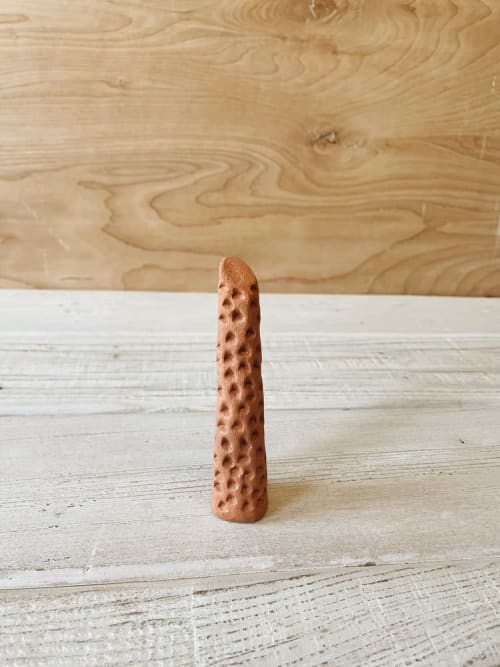 Red Clay Ring Cone | Storage by Bridget Dorr