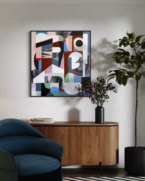 "Embers In The Twilight" Original Acrylic Painting on Canvas | Paintings by Jilli D
