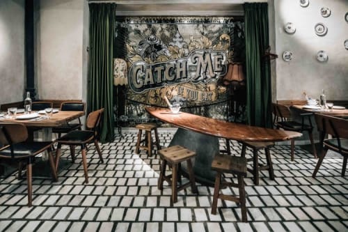 Fish and Pussycat Sushy Bar | Interior Design by Studio Belenko
