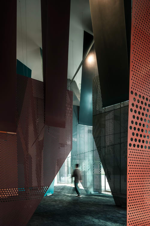 GEMDALE CORPORATE UPGRADE LOBBY | Interior Design by ONE PLUS PARTNERSHIP LIMITED | Kunming in Kunming