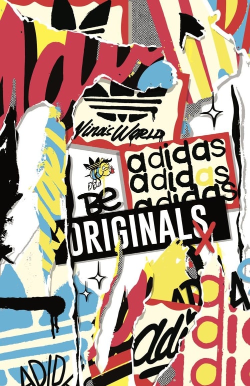 Adidas Originals x Nina's World | Art & Wall Decor by Nina Palomba - Nina's World | adidas Originals in Los Angeles