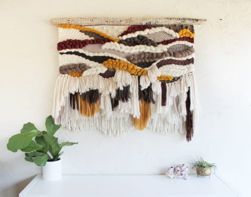 Liyla | Tapestry in Wall Hangings by Keyaiira | leather + fiber