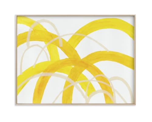 Mountain Sunshine | Oil And Acrylic Painting in Paintings by Christina Flowers