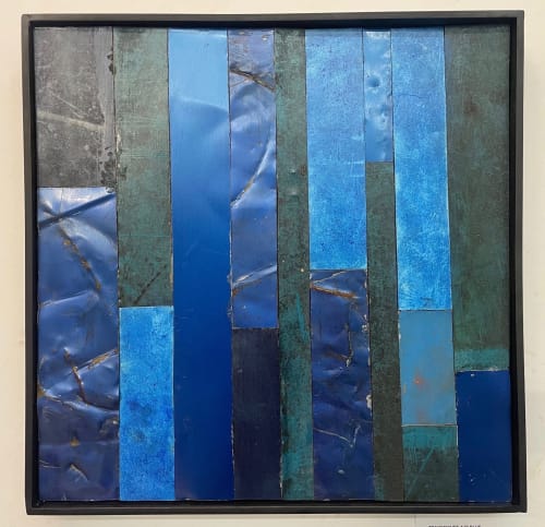 Transfigure #23 BLUE (wall hanging) | Wall Hangings by GREG MUELLER