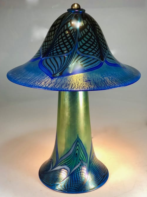 classic table lamp blown lid and base | Lamps by Rick Strini